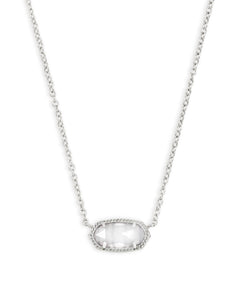 Kendra Scott: Elisa Silver Pendant Necklace - The Vogue Boutique