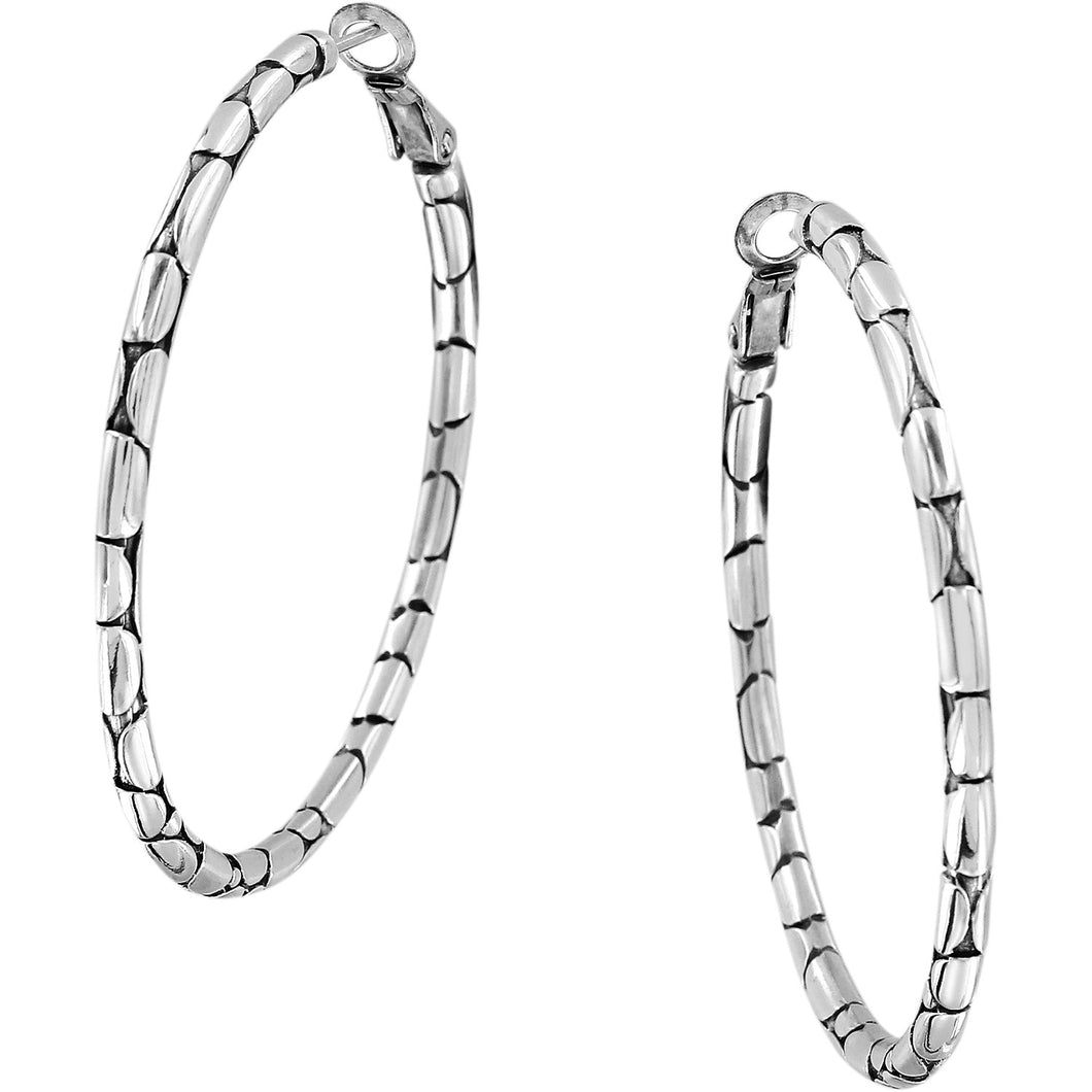 Brighton: Pebble Large Hoop Earrings - JA5410