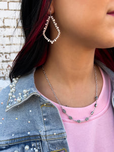 Kendra Scott: Sophee Crystal Drop Earrings In Silver
