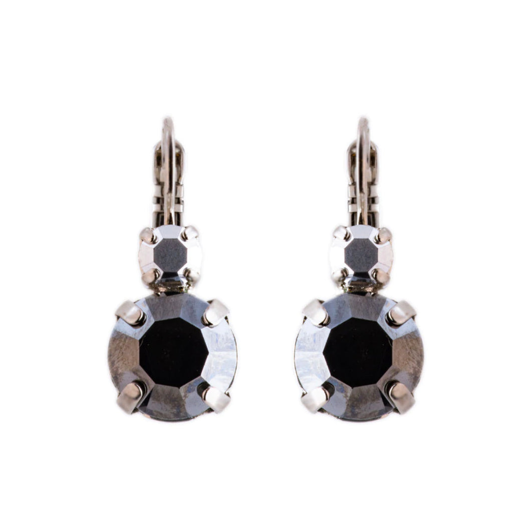 Mariana: “Rocky Road” Earrings in Rhodium E-1037-1149-RO6