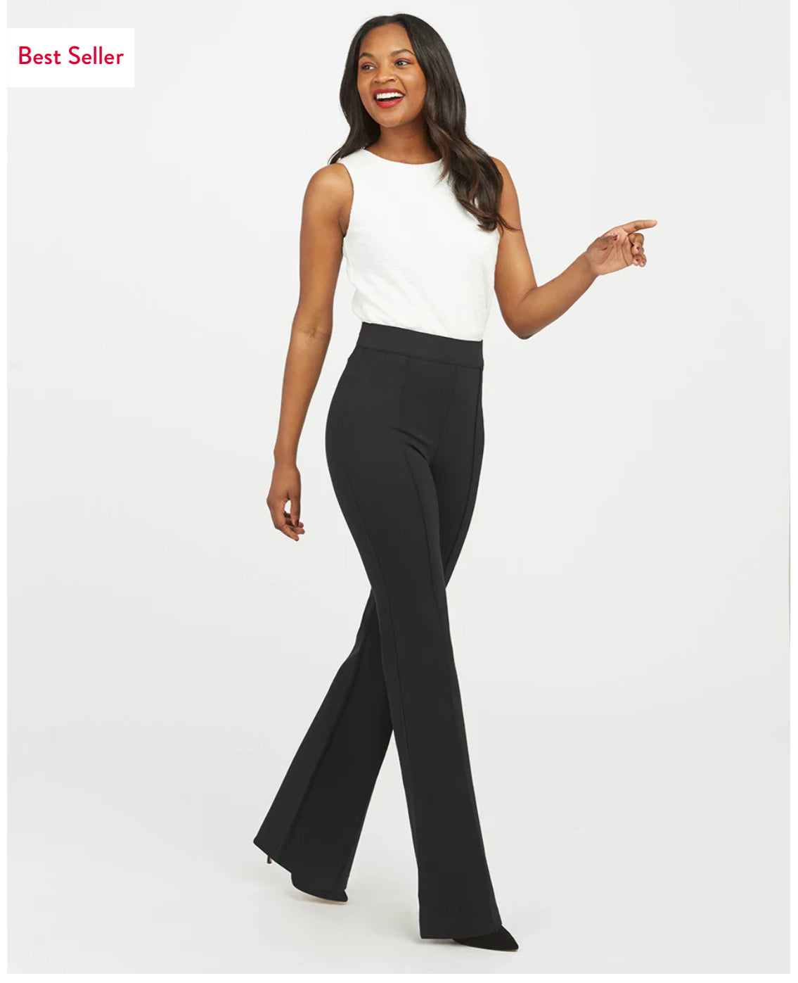 Located in Elk City, Spanx: The Perfect Pant Hi-Rise Flare Classic Black -  20252R – The Vogue Boutique