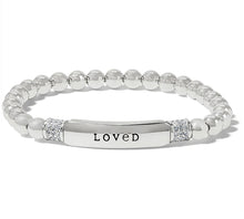 Load image into Gallery viewer, Brighton: Meridian Petite Love Stretch Bracelet - JF0005

