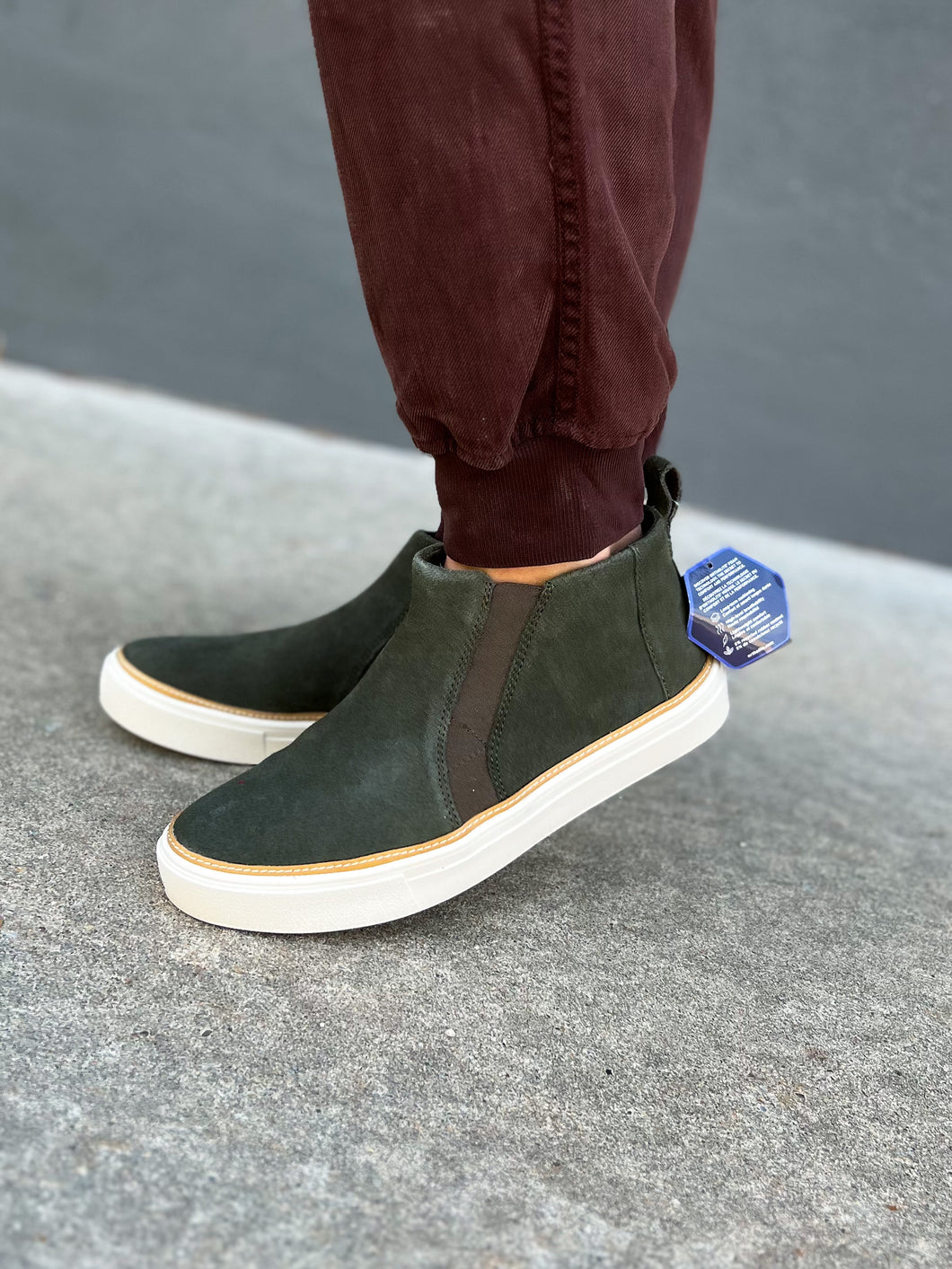 Toms: Bryce Tarmac Olive Suede