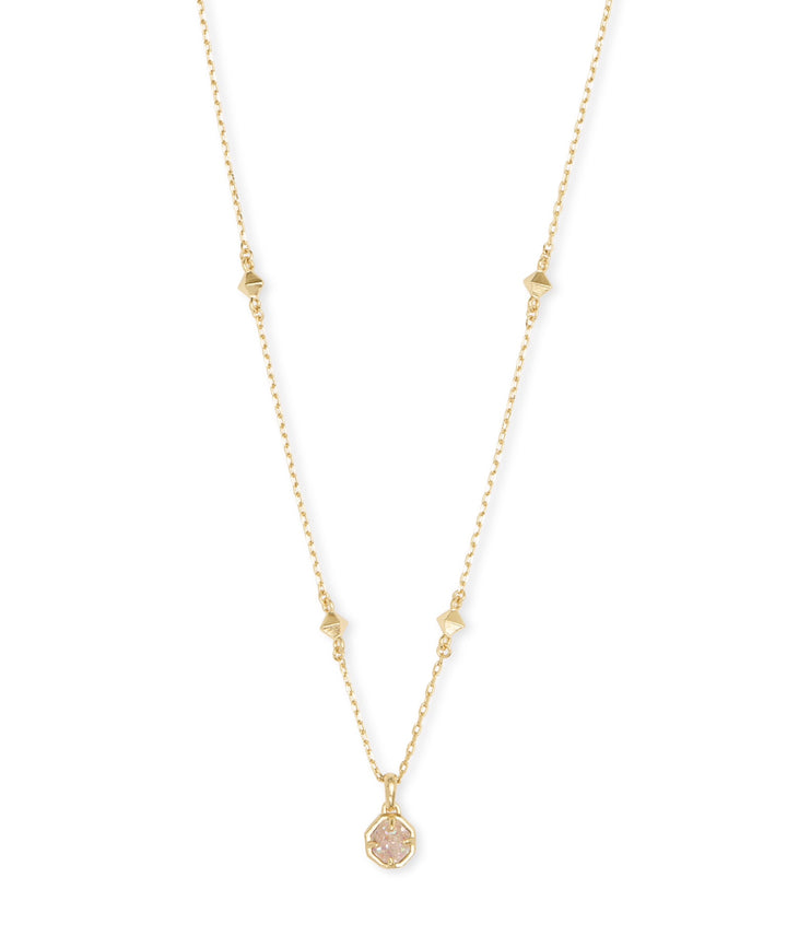 Kendra Scott: Nola Short Gold Iridescent Drusy Necklace - The Vogue Boutique