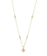 Load image into Gallery viewer, Kendra Scott: Nola Short Gold Iridescent Drusy Necklace - The Vogue Boutique
