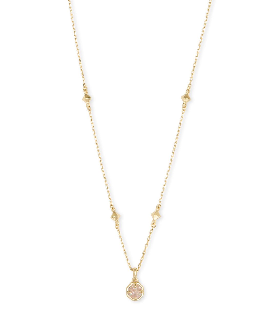 Kendra Scott: Nola Short Gold Iridescent Drusy Necklace - The Vogue Boutique