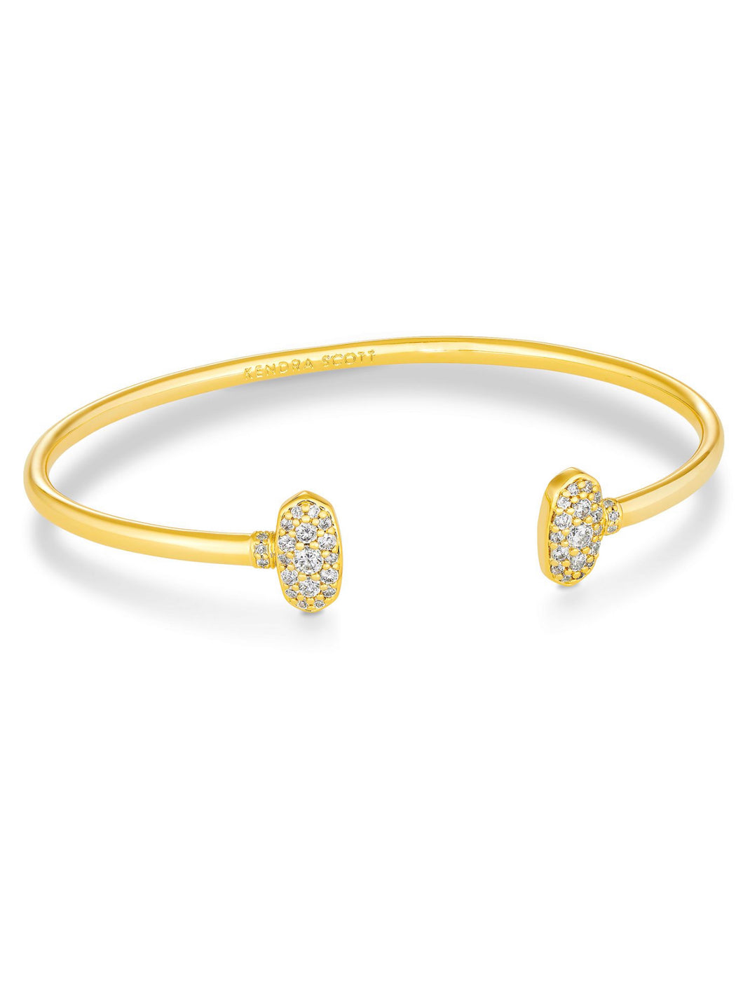 Kendra Scott: Grayson Gold Crystal Cuff Bracelet