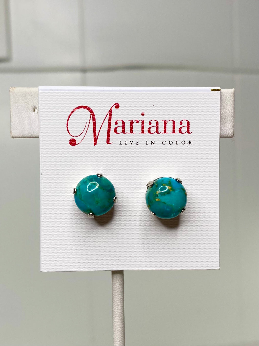 Mariana: Natural Turquoise Earrings E-1448M-M59-RO2