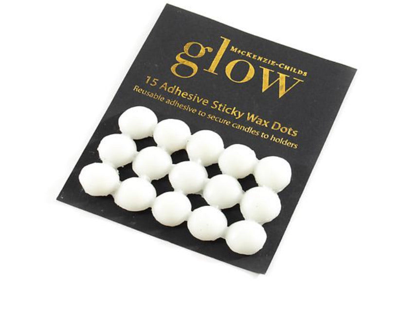 Mackenzie Childs Glow 15 Adhesive Sticky Wax Dotsw