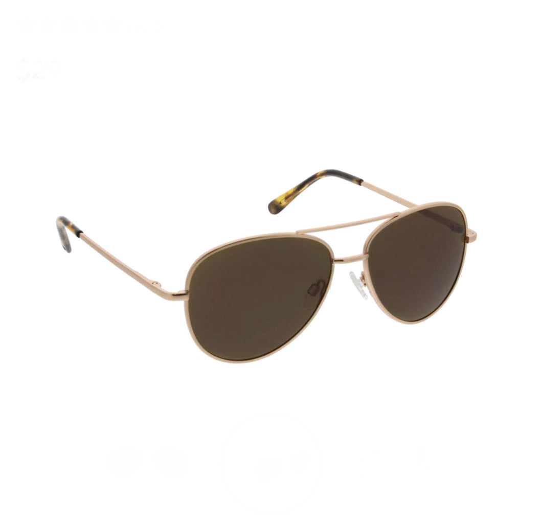 Peepers: Ultraviolet Gold Sunglasses - 2701D000