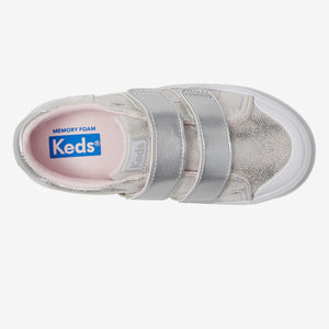 Keds: Kids Courtney HL Sneaker in Silver