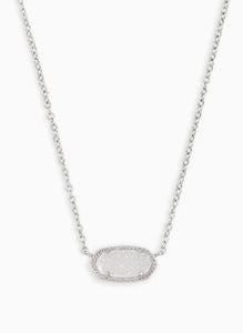 Kendra Scott: Elisa Silver Pendant Necklace - The Vogue Boutique
