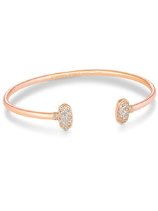 Kendra Scott: Grayson Rose Gold Crystal Cuff Bracelet