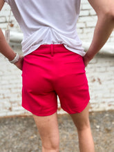 Load image into Gallery viewer, Jade: Fuchsia Side Round Shorts - 61Q9800
