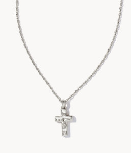 Kendra Scott: Cross Pendant Silver Necklace