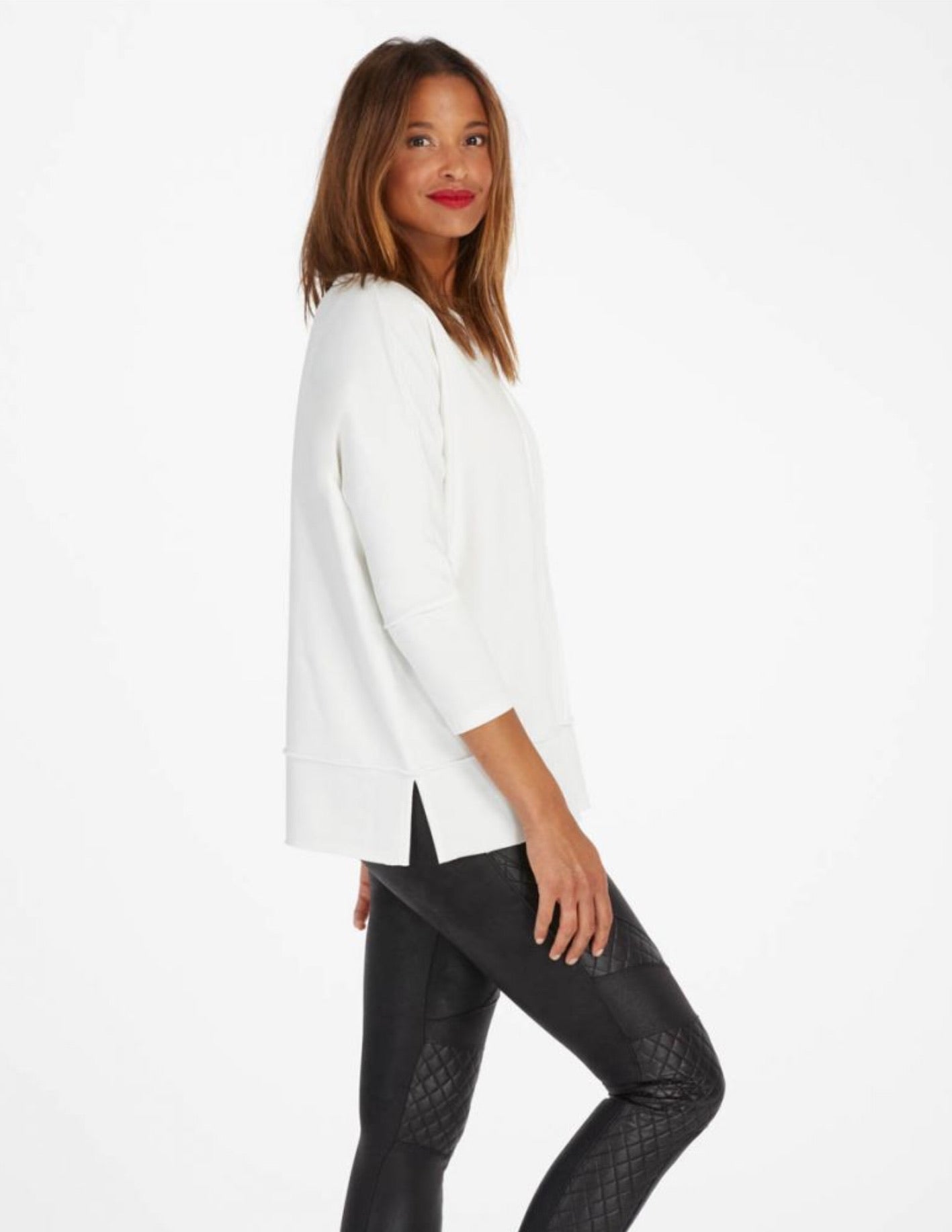 Spanx: Dolman Sweatshirt- Powder – The Vogue Boutique