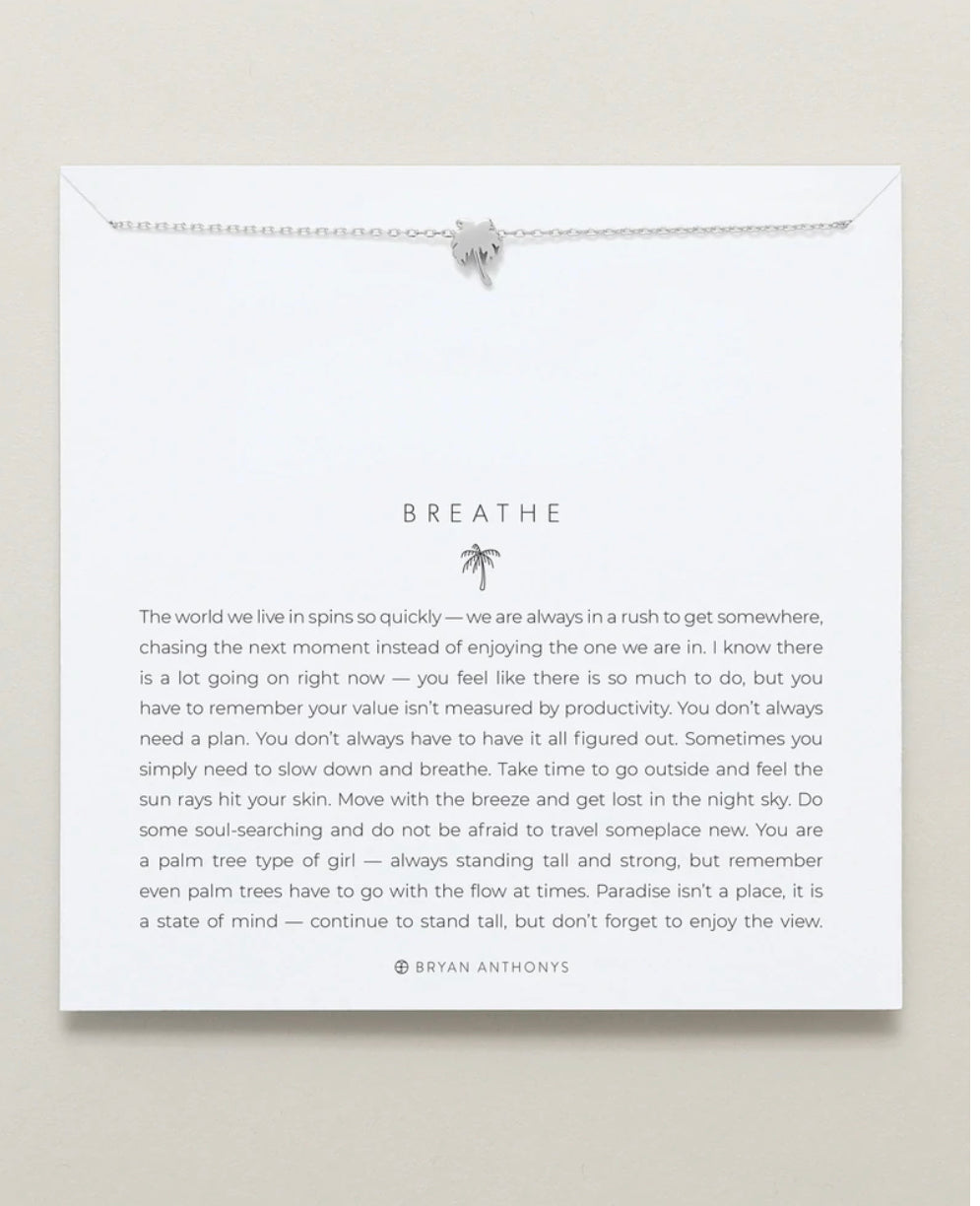 Bryan Anthonys: Breath Necklace in Silver