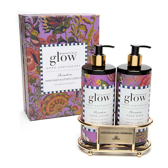 Mackenzie Childs: Paradise Hand Wash And Lotion Caddy Set