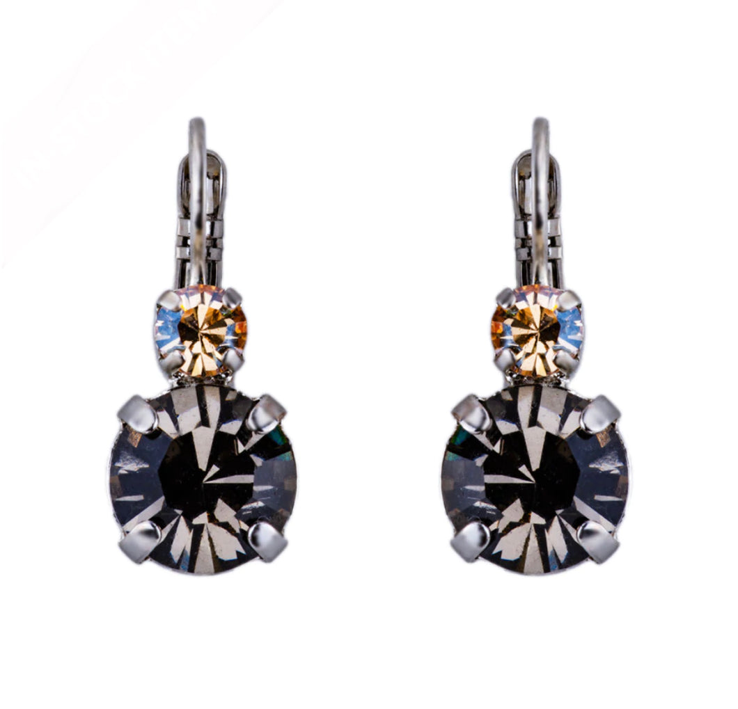 Mariana: “Black Orchid” Earrings E-1037-1908-RO