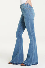 Load image into Gallery viewer, Dear John: Kara Super High Rise Super Flare Jeans in Tide
