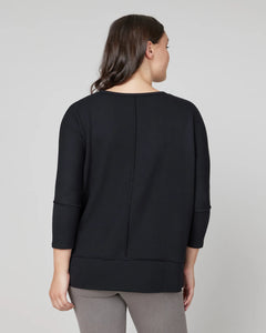 Spanx: Dolman Very Black Sweatshirt