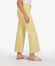 Load image into Gallery viewer, Kut: Meg High Rise Fab Ab Wide Leg in Lemon
