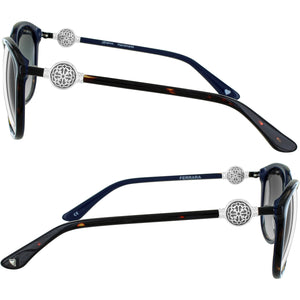 Brighton: Ferrara Sunglasses in Navy/Tortoise A12627