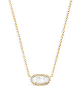 Kendra Scott: Elisa Birthstone Gold Pendant Necklace - The Vogue Boutique