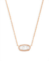 Kendra Scott: Elisa Rose Gold Pendant Necklace - The Vogue Boutique