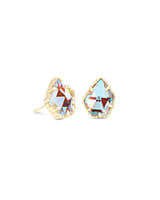 Load image into Gallery viewer, Kendra Scott: Tessa Gold Stud Earrings - The Vogue Boutique
