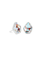 Kendra Scott: Tessa Silver Stud Earrings - The Vogue Boutique