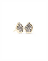 Kendra Scott: Tessa Gold Stud Earrings - The Vogue Boutique